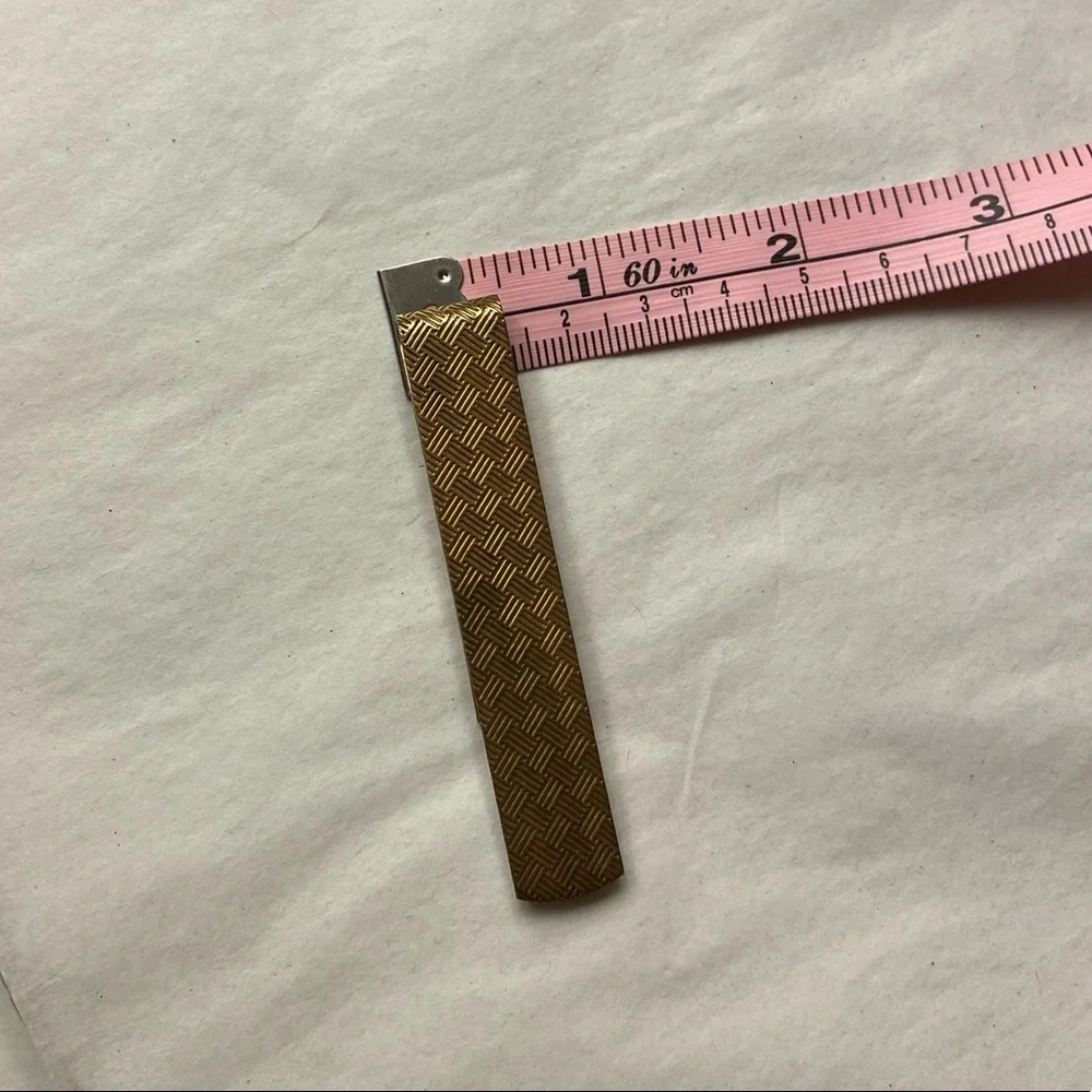 Gold color Tie Bar / Money Clip